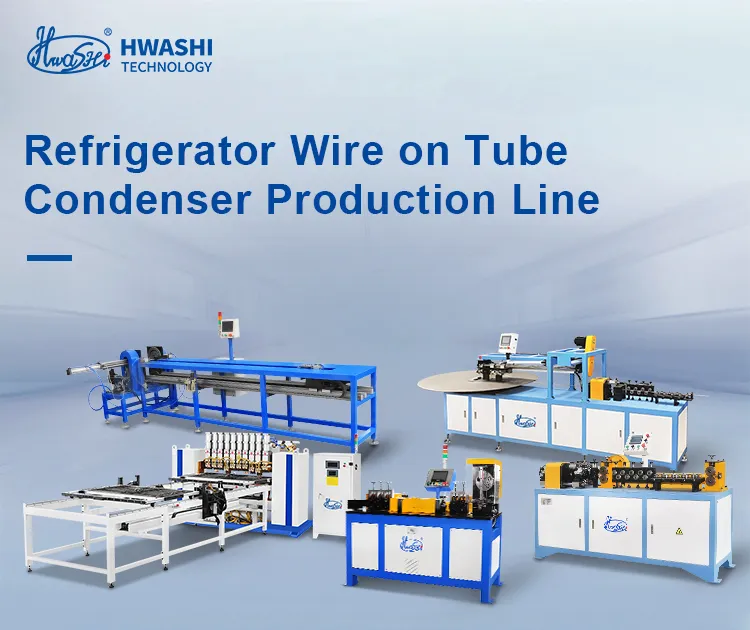 Machine de production de condenseur à tube de réfrigérateur, machine à souder et à flexion 0