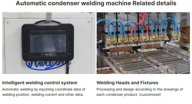 Machine de production de condenseur à tube de réfrigérateur, machine à souder et à flexion 3