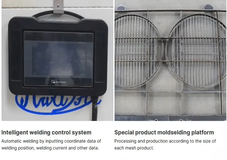 Machine de soudage à fil d'axe XY à haute vitesse à panneau de clôture de sécurité entièrement automatique 1