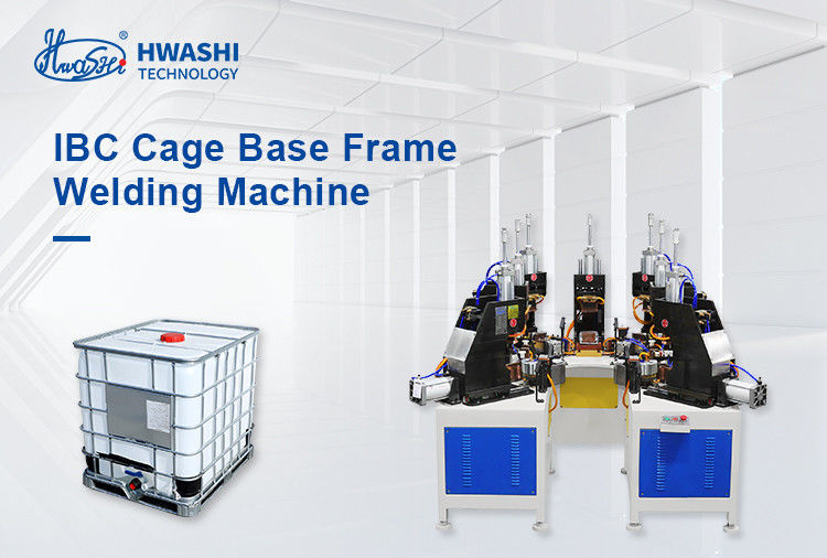 Ligne de production de cadre de cage HWASHI IBC Machine de soudage de cadre de base de cage IBC