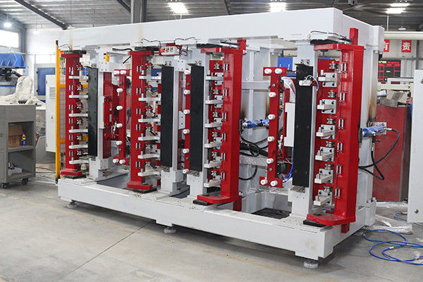 Machine de pliage de cadre IBC à double station verticale dans la ligne de production de cadre de cage IBC