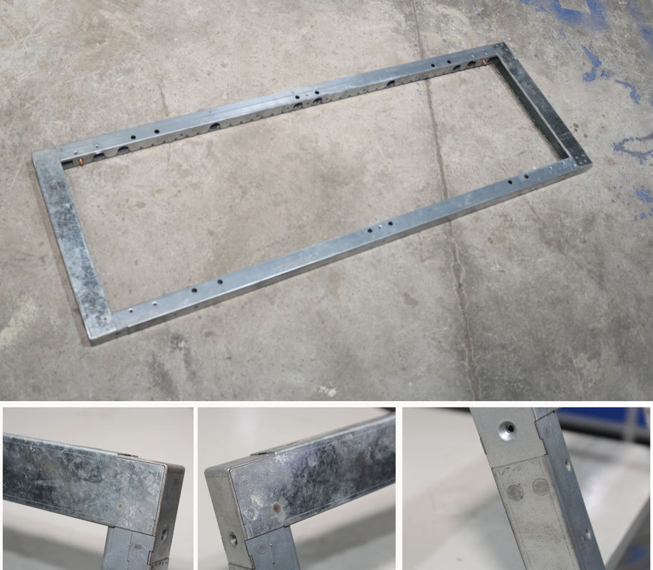Machine de soudage à point CNC à 7 axes à double tête automatique en tôle pour support de squat