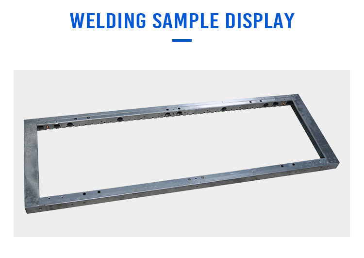 Machine de soudage à plusieurs points automatique de type gantry pour rack-stiffeners en acier