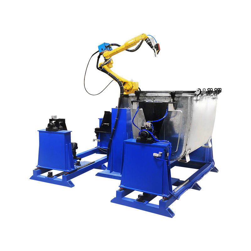 Robot de soudage MIG pour poubelle avec suivi des coutures laser Machine de soudage robotique au laser