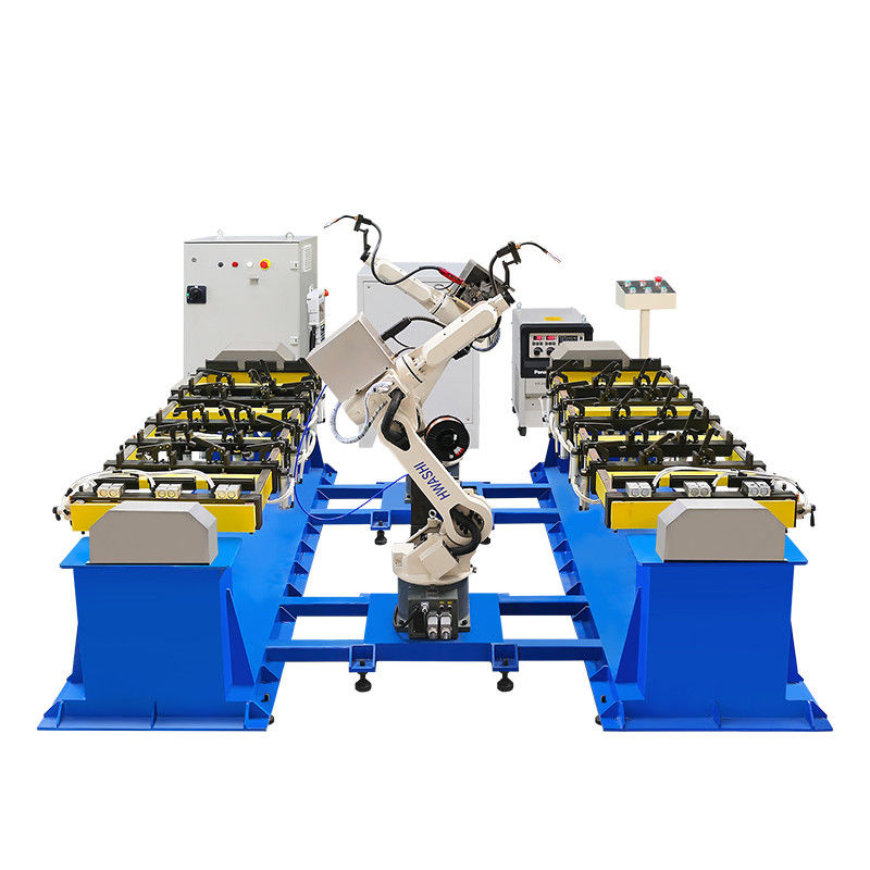 1.4m Machine de soudage à six axes robotisée à mig, robot de soudage industriel pour souder le support de poutre