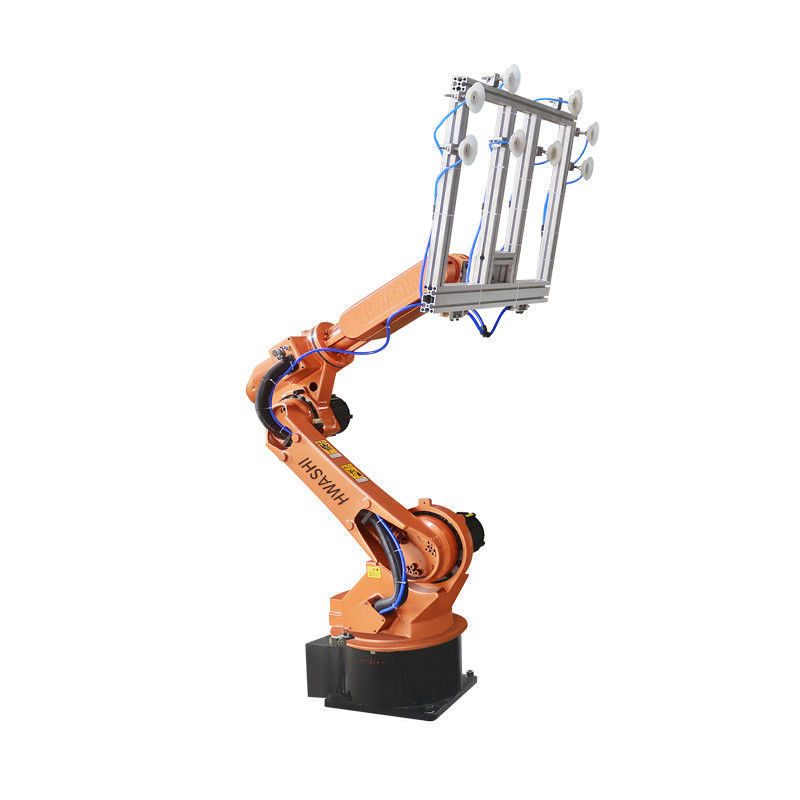 Robot industriel de manutention et de palettisation équipé d'une poignée de tasse d'aspiration pour panneau plat léger