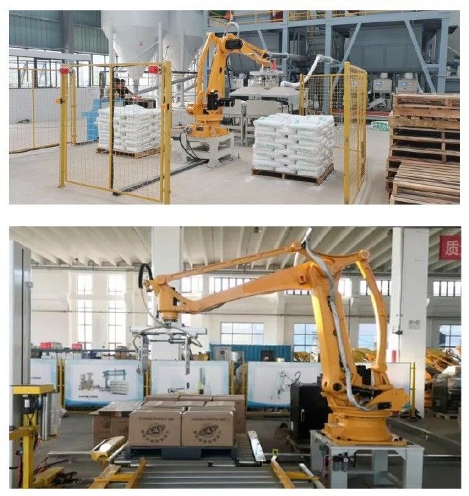 Robot de palettisation industrielle avec pince à sacs pour sacs de sable sacs de ciment sacs de farine