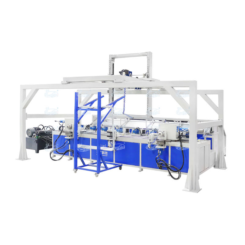 Machine de rétrécissement de tubes de formage de tuyaux à courbure entièrement automatique pour tube de palettes IBC