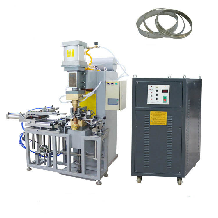 Machine de soudage par points en bandes d'acier à couvercle en verre à courant continu pour produits en acier inoxydable