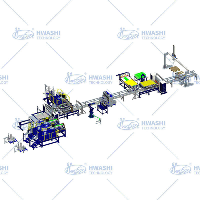 Machine de soudage automatique avancée de plateau de fil pour ligne de production de plateaux de plateau de treillis métallique