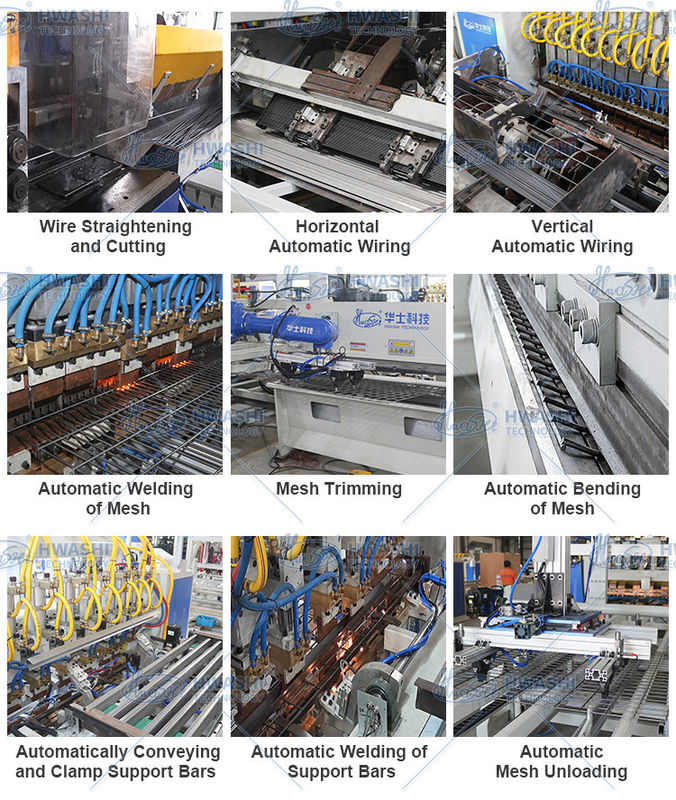 Machine de soudage automatique à haute vitesse pour la production de plateaux en treillis métalliques