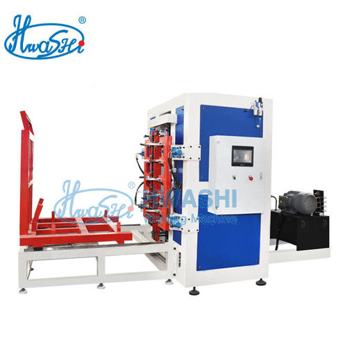Hwashi Factory IBC Grid, ligne de production de cadre de cage IBC, machine de verrouillage de cadre de cage IBC