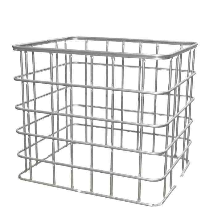 Grille IBC, ligne de production de cadre de cage IBC, machine à plier le filet tubulaire à double station
