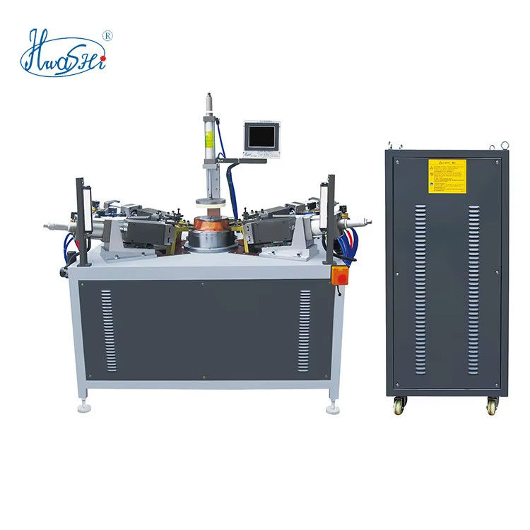 HWASHI 20KVA Manche de pot en acier inoxydable et oreille Maschine de soudage à fesses horizontales Soudeurs à point pour ustensiles de cuisine Cuisinier