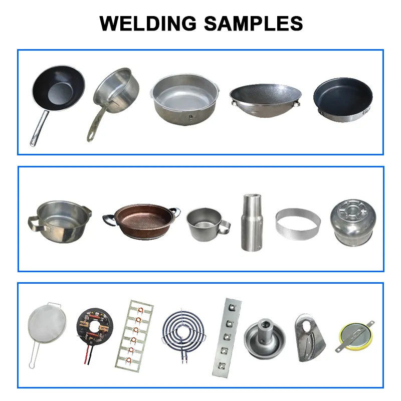 Hwashi Meilleure qualité Cuisine en acier inoxydable Vaisselle de cuisson Poignée de récipient / oreilles Manuel CD Machine de soudage par points