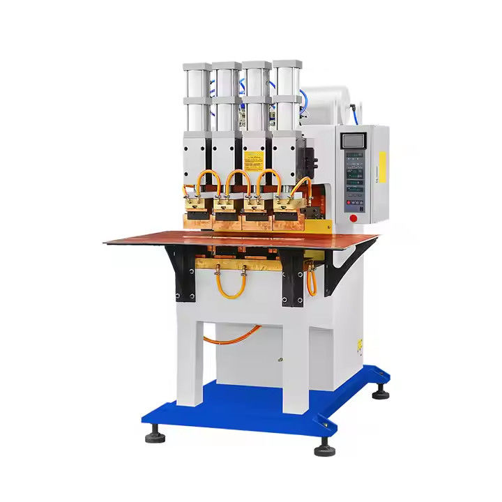 Machine de soudage par points de rangée de tête de tête simple de Hwahsi double, soudeuse manuelle de tache, machine de soudure de fil