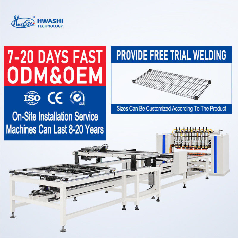 Machine de soudage à point contrôlée par CNC Hwashi pour la production de porte-fil de réfrigérateur à volume élevé
