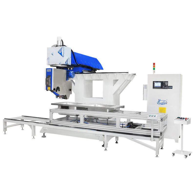 Hwashi Inox SS304 cuisine double évier couture machine de soudage et acier inoxydable CNC évier polisseur machine de broyage
