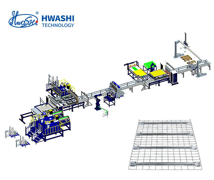 Machine de soudage automatique avancée de plateau de fil pour ligne de production de plateaux de plateau de treillis métallique