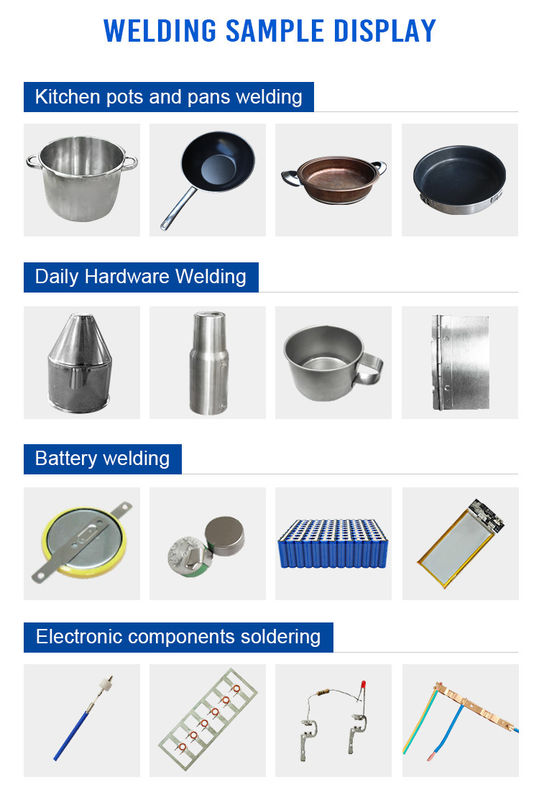 Hwashi 220-380V condensateur en acier inoxydable soudeur à décharge de point soudeur en acier inoxydable machine de soudage de pot de lait, soudeur à manche de pot