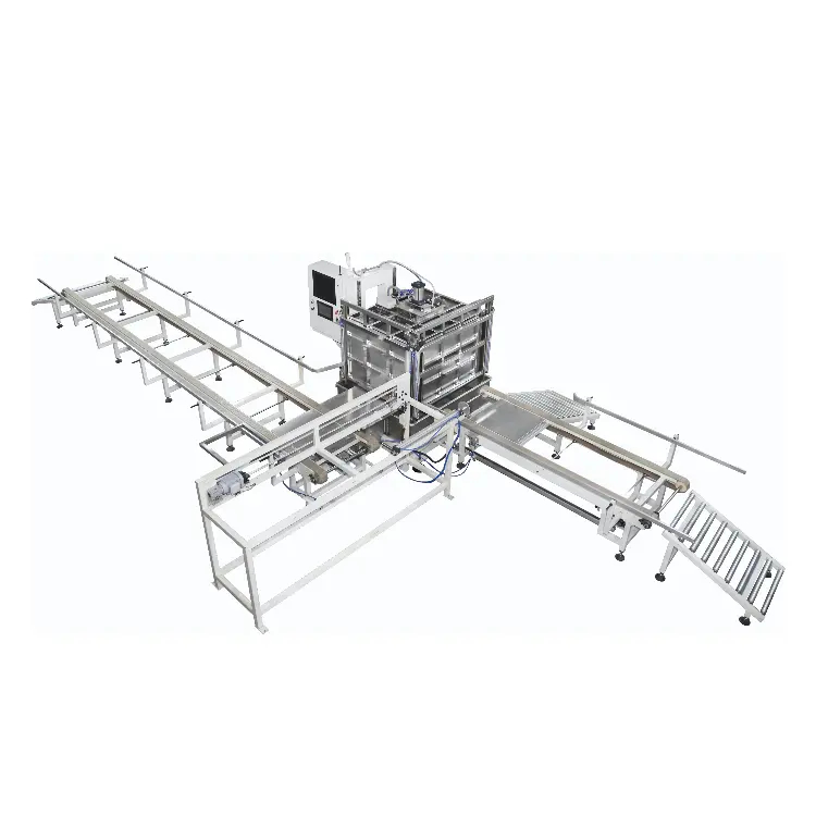 Ligne de production automatique de cadre de cage de réseau IBC, ligne de machine de test de fuite de réservoir IBC entièrement automatique