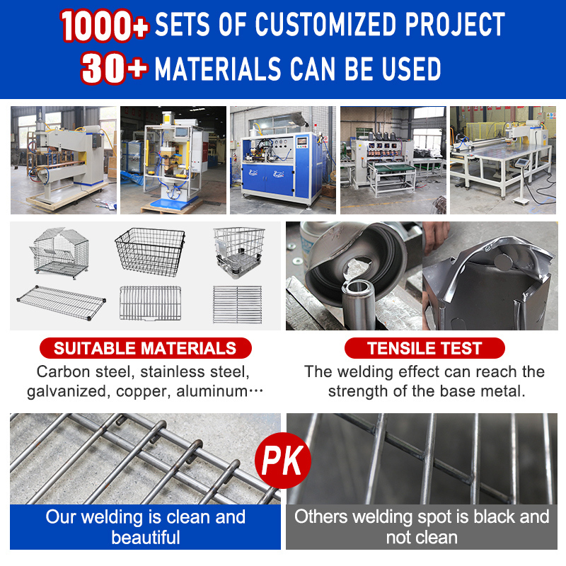 Hwashi CNC Auto Feeder Single Head Oven Racks Welding Machine, Wire Mesh/Kitchen Rack Automatic Wire Mesh Spot Welding Machine