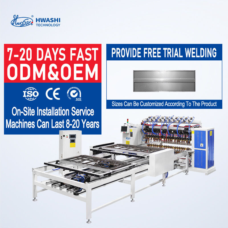 Machine de soudage à point contrôlée par CNC Hwashi pour la production de porte-fil de réfrigérateur à haut volume avec système de refroidissement par eau