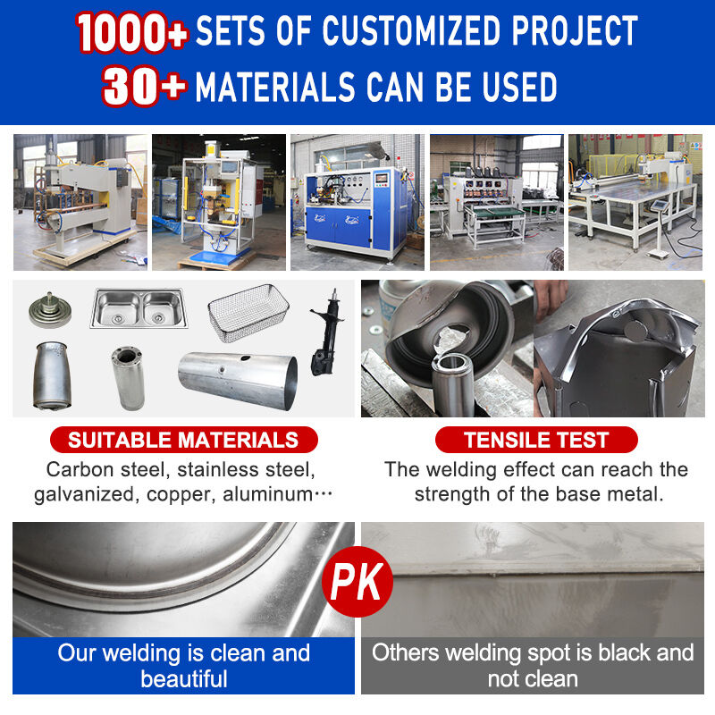 Machine de soudage à évier Hwashi 160kVA avec soudage à haute résistance de fréquence et certification CE pour la production de ustensiles de cuisine