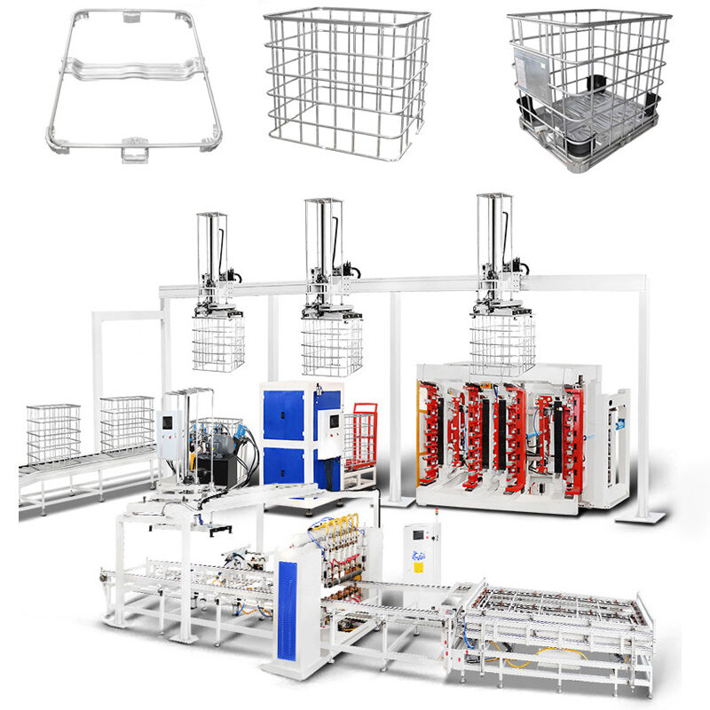 Efficacité de pliage 20-25sec IBC Tote Cage Machine de soudage Voltage 380V Optimisé selon les exigences de vos produits