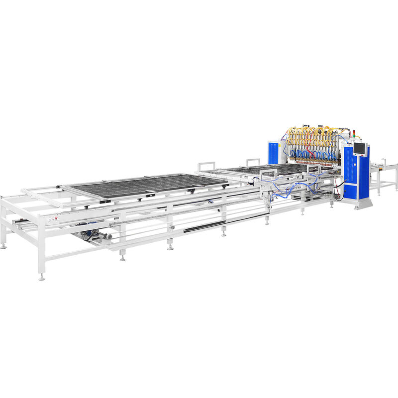 Machine à souder de portique en treillis métallique pour réfrigérateur avec chargeur double couche et système d'alimentation automatique à 10 électrodes