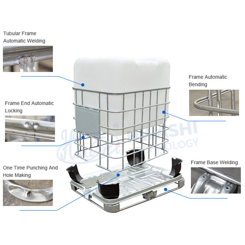 Machine de soudage de cage IBC de 20 à 25 secondes avec contrôle PLC et temps de test de vibration de 0 à 1 heure